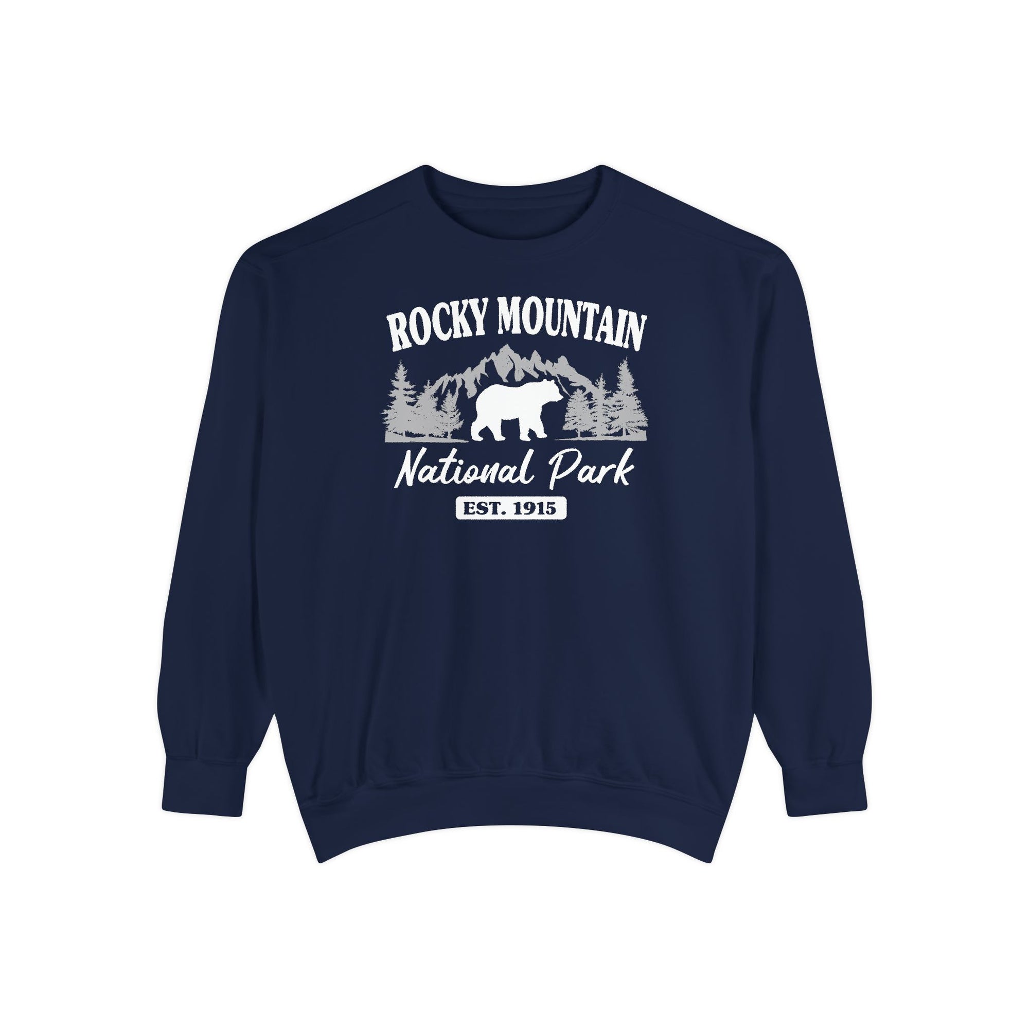 Rocky Mountain National Park Colorado Comfort Colors Unisex Sweatshirt