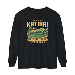 Katmai National Park Alaska Comfort Colors Unisex Long Sleeve T-Shirt