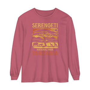 Serengeti Tanzania Comfort Colors Unisex Long Sleeve T-Shirt