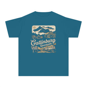 Gatlinburg Tennessee Great Smoky Mountains Comfort Colors Youth Kids T-Shirt