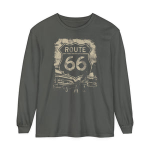 Route 66 USA Comfort Colors Unisex Long Sleeve T-Shirt