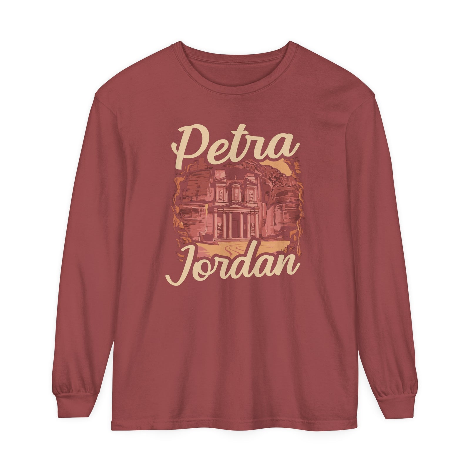 Petra Jordan Comfort Colors Unisex Long Sleeve T-Shirt