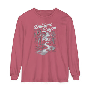 Louisiana Bayou Comfort Colors Unisex Long Sleeve T-Shirt
