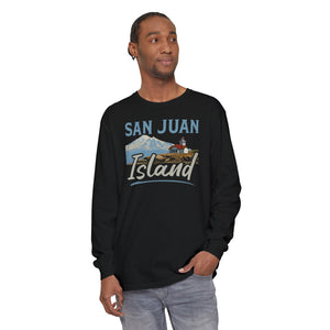 San Juan Island Washington Comfort Colors Unisex Long Sleeve T-Shirt