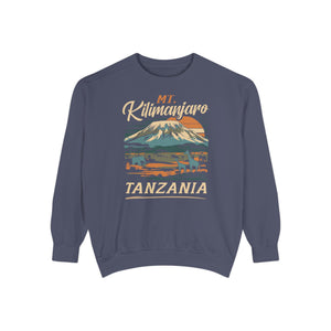 Mount Kilimanjaro Tanzania Comfort Colors Unisex Sweatshirt