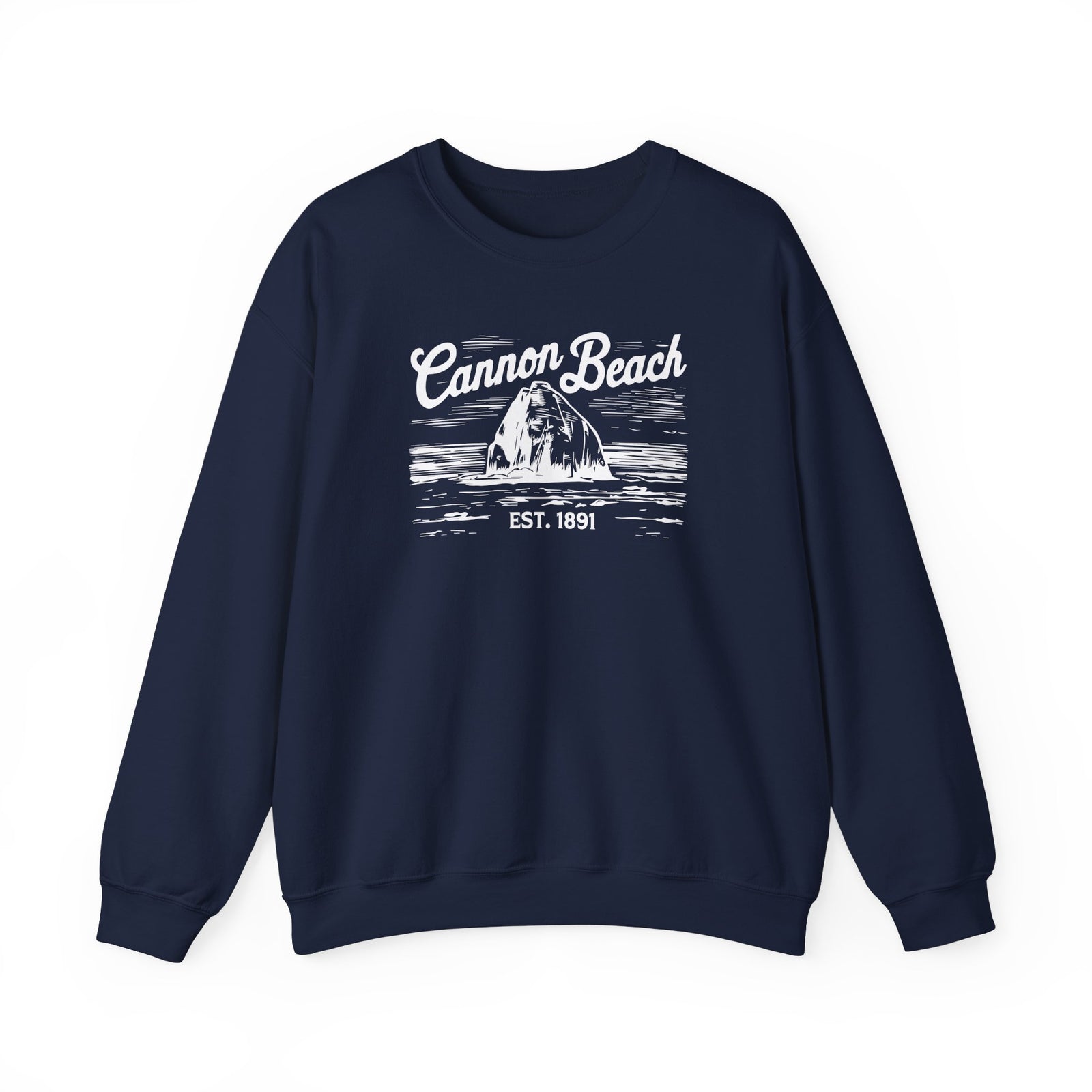 Cannon Beach Oregon Gildan Unisex Crewneck Sweatshirt