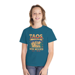 Taos New Mexico Comfort Colors Youth Kids T-Shirt