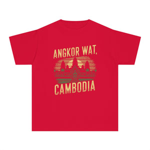 Angkor Wat Cambodia Comfort Colors Youth Kids T-Shirt