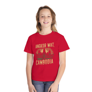 Angkor Wat Cambodia Comfort Colors Youth Kids T-Shirt