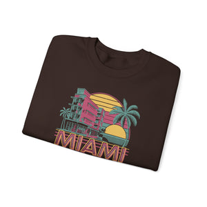 Miami Florida Gildan Unisex Crewneck Sweatshirt