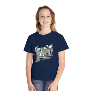 Connecticut Comfort Colors Youth Kids T-Shirt
