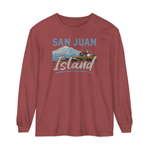 San Juan Island Washington Comfort Colors Unisex Long Sleeve T-Shirt