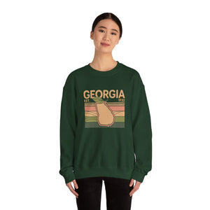 Georgia Peach Gildan Unisex Crewneck Sweatshirt
