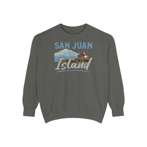 San Juan Island Washington Comfort Colors Unisex Sweatshirt