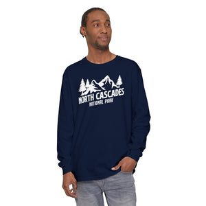 North Cascades National Park Washington Comfort Colors Unisex Long Sleeve T-Shirt