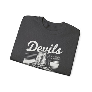 Devils Tower Wyoming Gildan Unisex Crewneck Sweatshirt