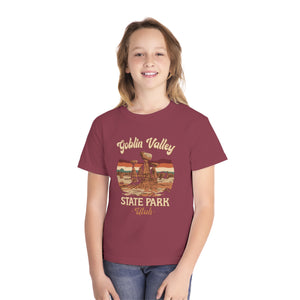 Goblin Valley State Park Utah Comfort Colors Youth Kids T-Shirt