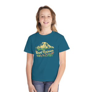Mount Rainier Washington Comfort Colors Youth Kids T-Shirt