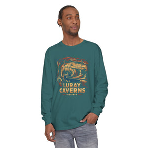 Luray Caverns Virginia Comfort Colors Unisex Long Sleeve T-Shirt