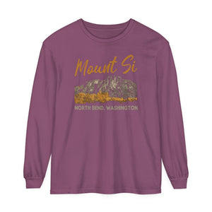 Mount Si Washington Comfort Colors Unisex Long Sleeve T-Shirt