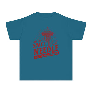 Space Needle Seattle Washington Comfort Colors Youth Kids T-Shirt