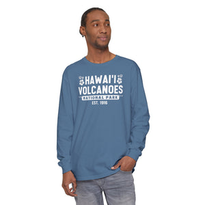Hawaii Volcanoes National Park Hawaii Comfort Colors Unisex Long Sleeve T-Shirt