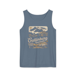 Gatlinburg Tennessee Great Smoky Mountains Comfort Colors Tank Top