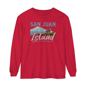 San Juan Island Washington Comfort Colors Unisex Long Sleeve T-Shirt