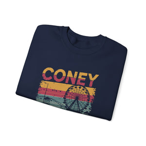Coney Island New York Gildan Unisex Crewneck Sweatshirt