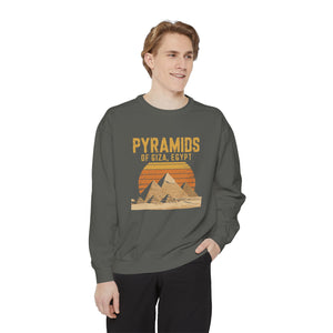 Pyramids of Giza Egypt Comfort Colors Unisex Sweatshirt