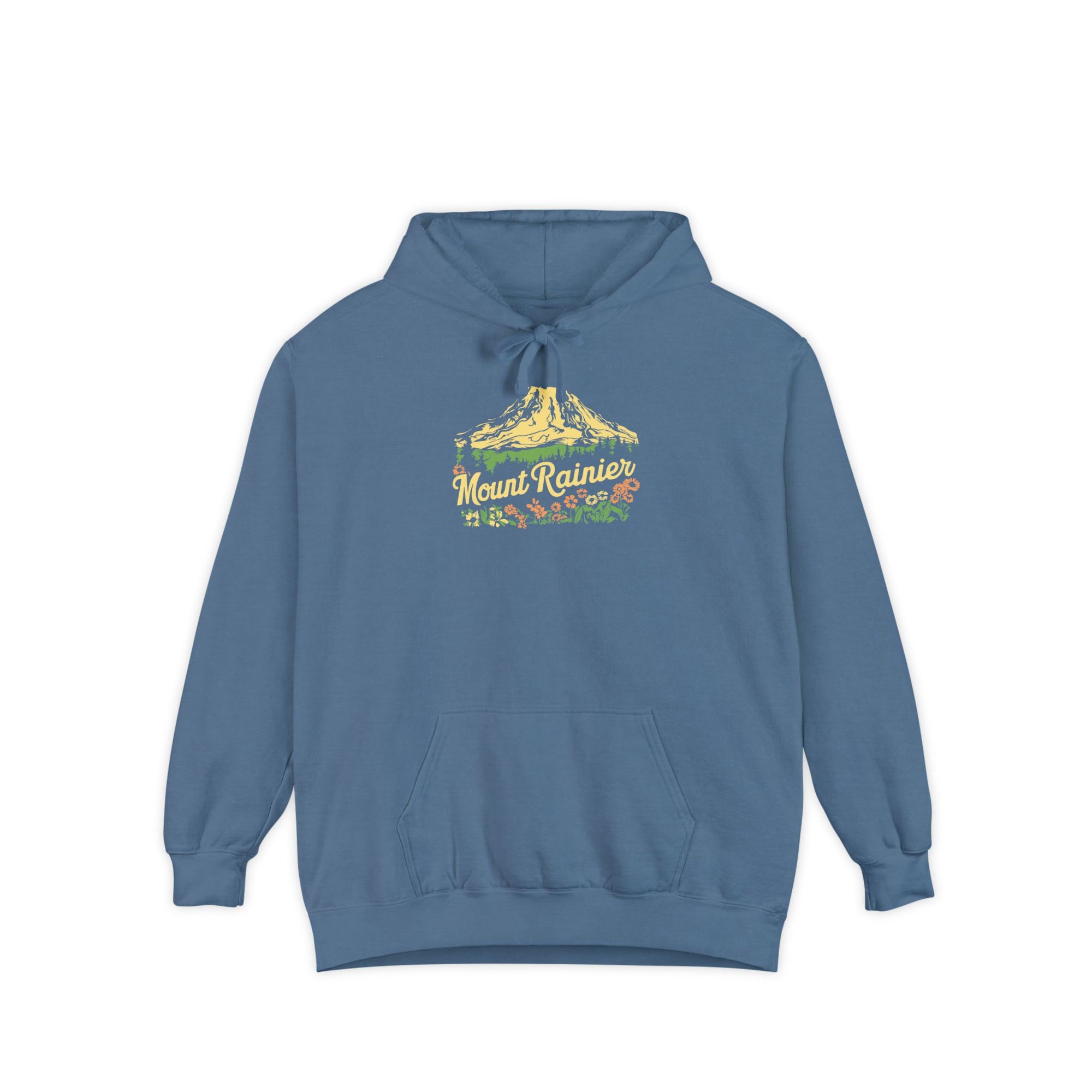 Mount Rainier Washington Comfort Colors Unisex Hoodie