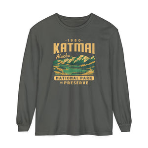 Katmai National Park Alaska Comfort Colors Unisex Long Sleeve T-Shirt