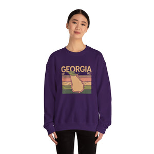 Georgia Peach Gildan Unisex Crewneck Sweatshirt