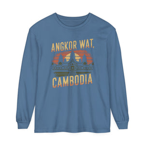 Angkor Wat Cambodia Comfort Colors Unisex Long Sleeve T-Shirt