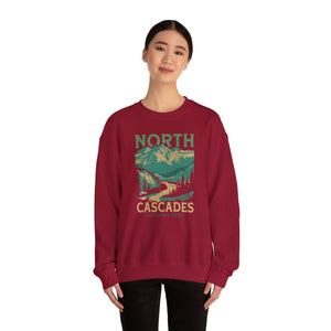 North Cascades National Park Washington Gildan Unisex Crewneck Sweatshirt