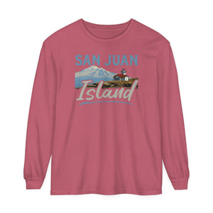 San Juan Island Washington Comfort Colors Unisex Long Sleeve T-Shirt