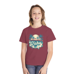 Oahu Hawaii Comfort Colors Youth Kids T-Shirt