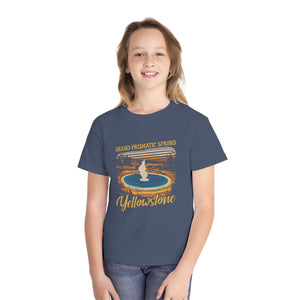 Grand Prismatic Spring Yellowstone Comfort Colors Youth Kids T-Shirt