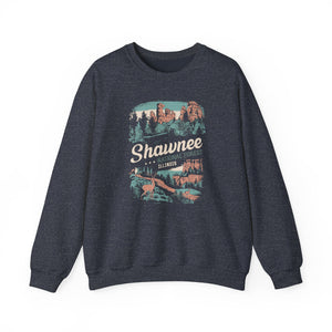 Shawnee National Forest Illinois Gildan Unisex Crewneck Sweatshirt