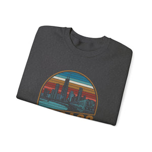 Chicago Skyline Illinois Gildan Unisex Crewneck Sweatshirt