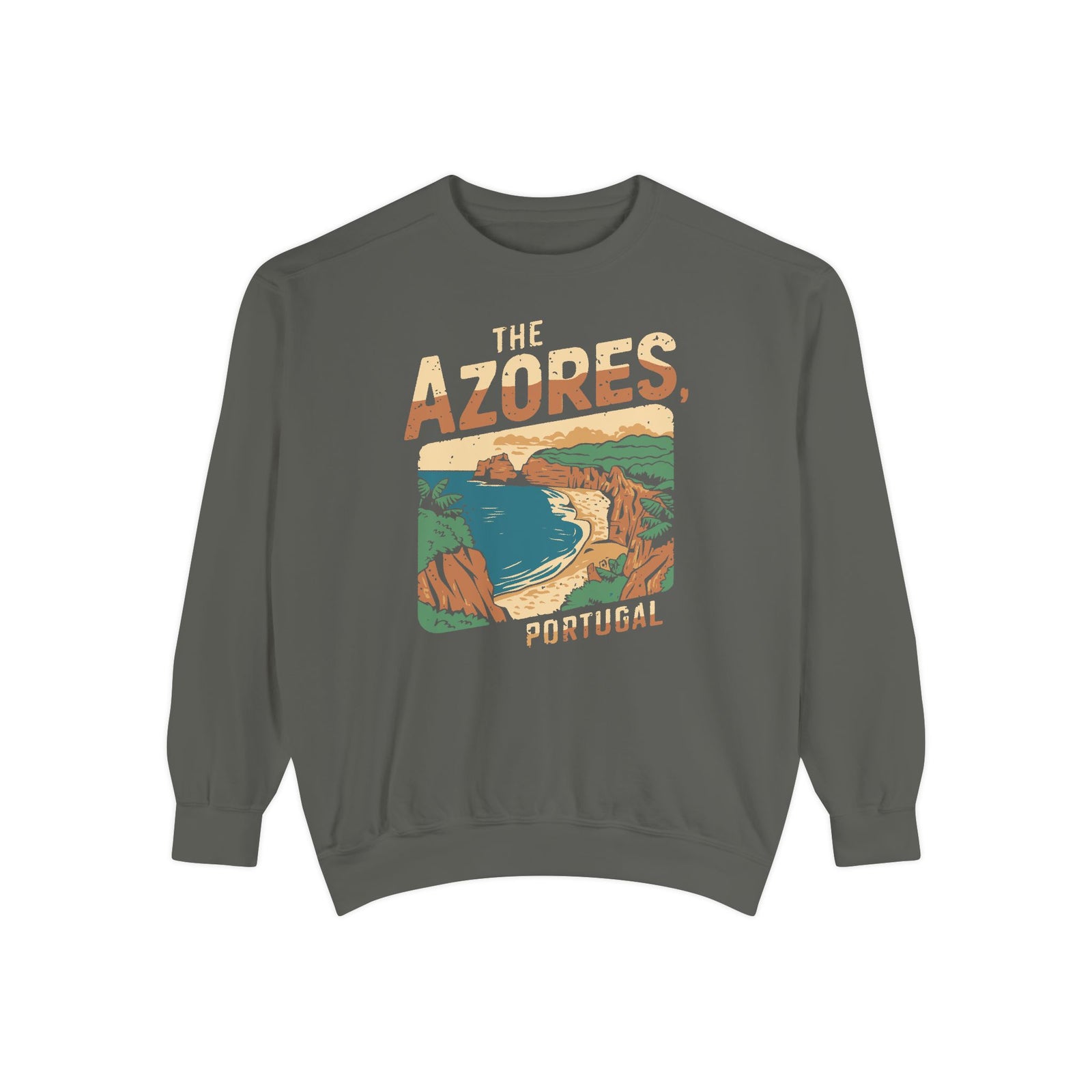 The Azores Portugal Comfort Colors Unisex Sweatshirt