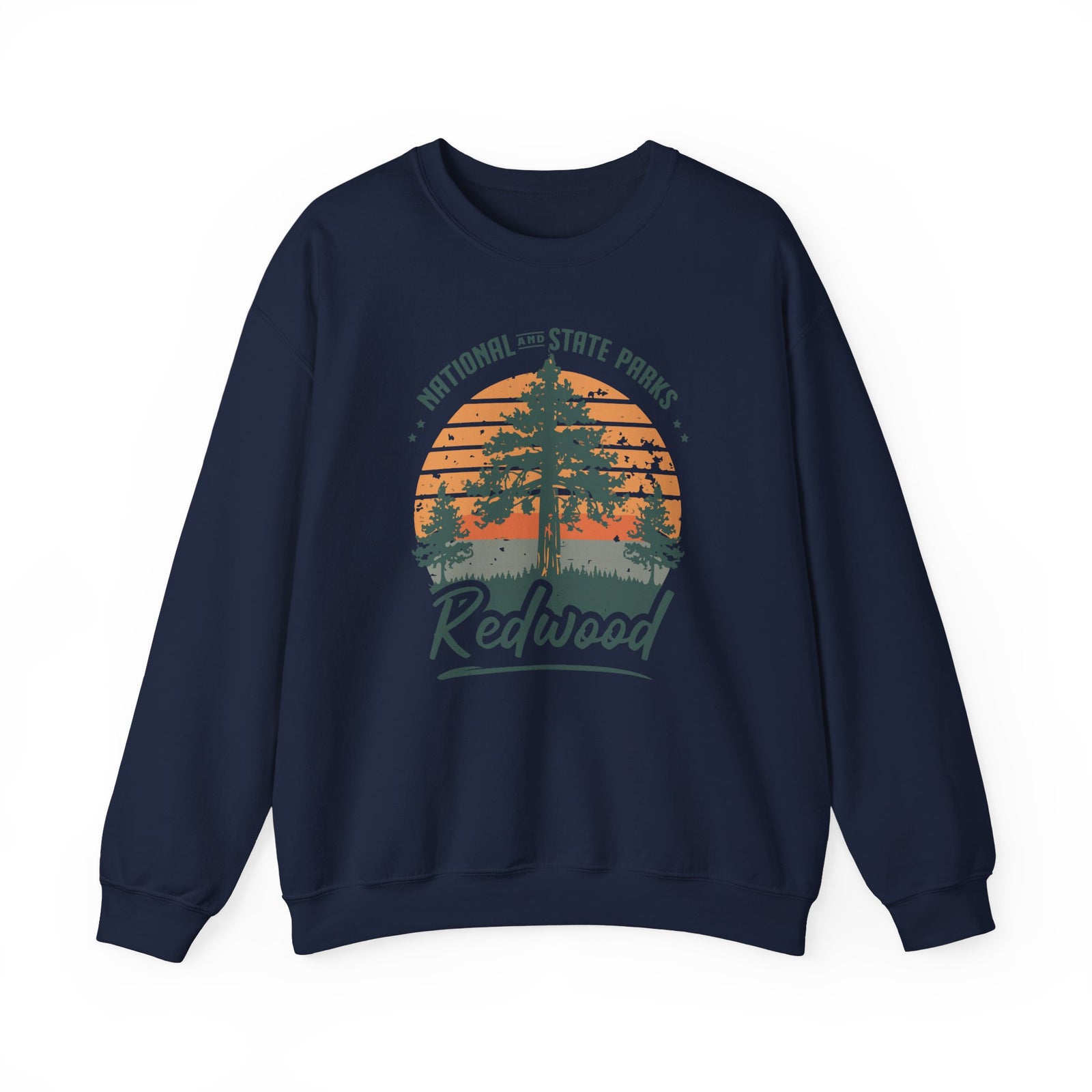 Redwood National Park California Gildan Unisex Crewneck Sweatshirt