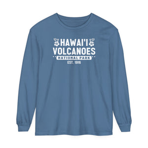 Hawaii Volcanoes National Park Hawaii Comfort Colors Unisex Long Sleeve T-Shirt