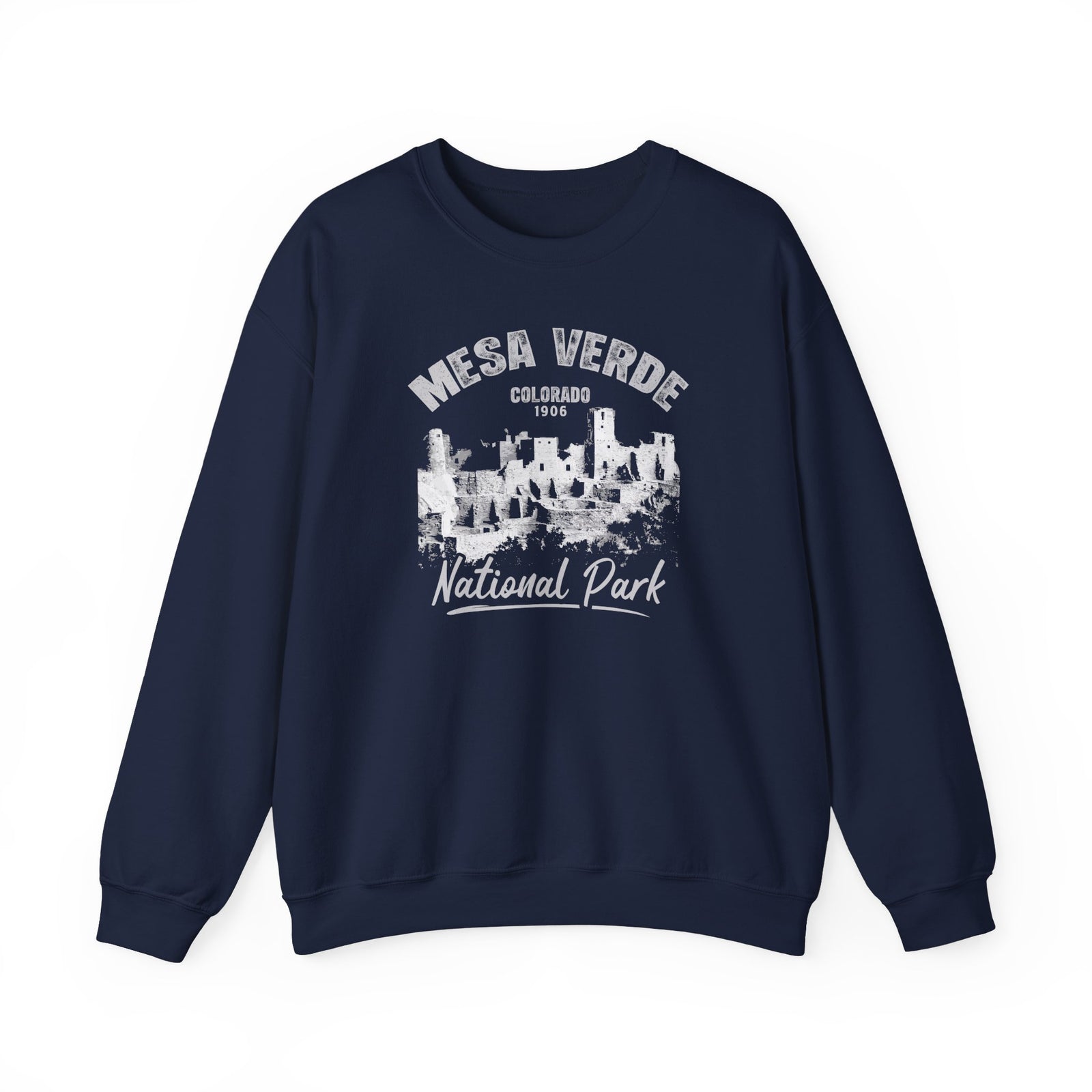 Mesa Verde National Park Colorado Gildan Unisex Crewneck Sweatshirt