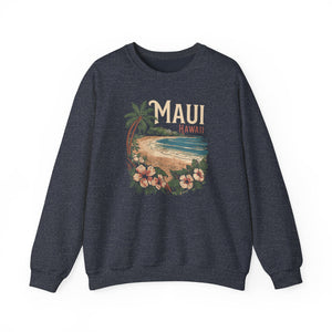 Maui Hawaii Gildan Unisex Crewneck Sweatshirt