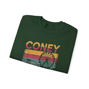 Coney Island New York Gildan Unisex Crewneck Sweatshirt