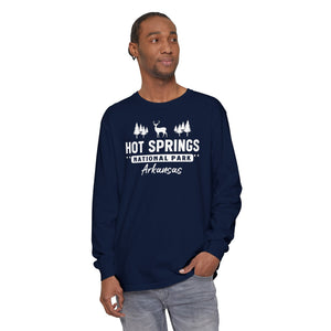 Hot Springs National Park Arkansas Comfort Colors Unisex Long Sleeve T-Shirt