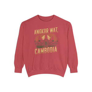Angkor Wat Cambodia Comfort Colors Unisex Sweatshirt