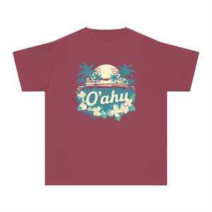 Oahu Hawaii Comfort Colors Youth Kids T-Shirt