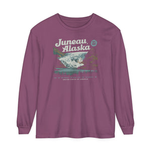 Juneau Alaska Comfort Colors Unisex Long Sleeve T-Shirt
